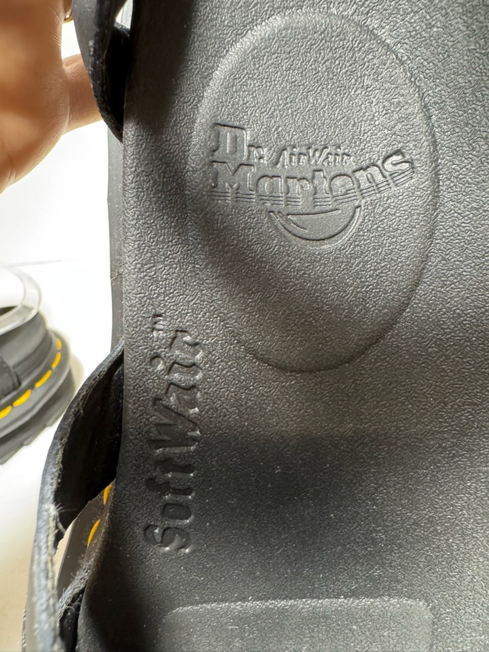 Dr. Martens Blaire Hydro
Leather Gladiator Sandal Black Size 7 - Picture 13 of 15